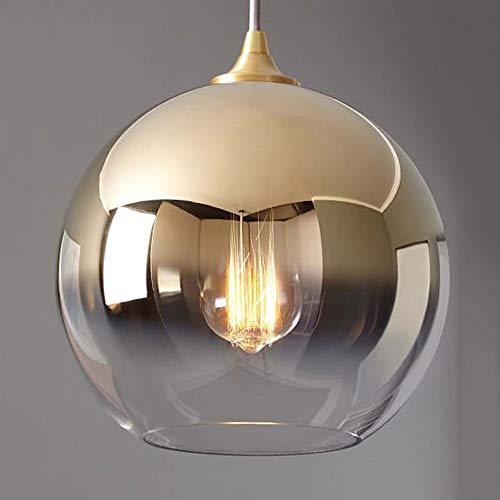 Lustre suspension en verre sphérique moderne pour éclairage de table de restaurant