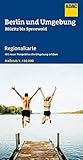 adac berlin nummer  ADAC Regionalkarte Blatt 6 Berlin und Umgebung 1:150 000: Müritz bis Spreewald (ADAC Regionalkarten 1:150.000)