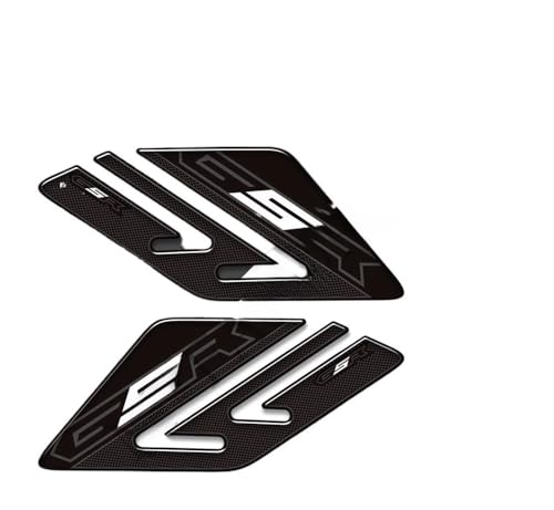 Coussinets Réservoir GSR 600 750 : Protection genouillères et adhésifs latéraux anti-rayures