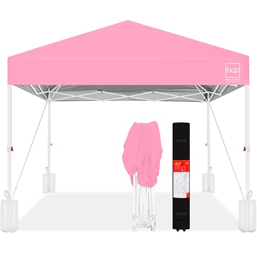 Best Choice Products 8x8ft Pop Up Canopy Tent, Outdoor...
