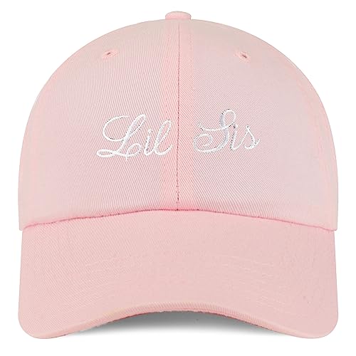 Trendy Apparel Shop Youth Size Lil Sis Embroidered Unstructured Cotton Baseball Cap