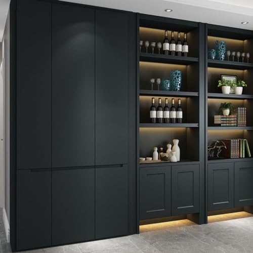 Papel Adesivo Envelopamento Móveis/Parede Preto Fosco