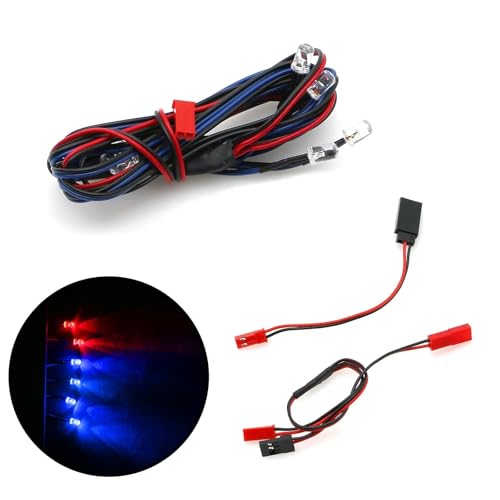 Luces vehículo RC para iluminar caminos en coches HSP HPI 2