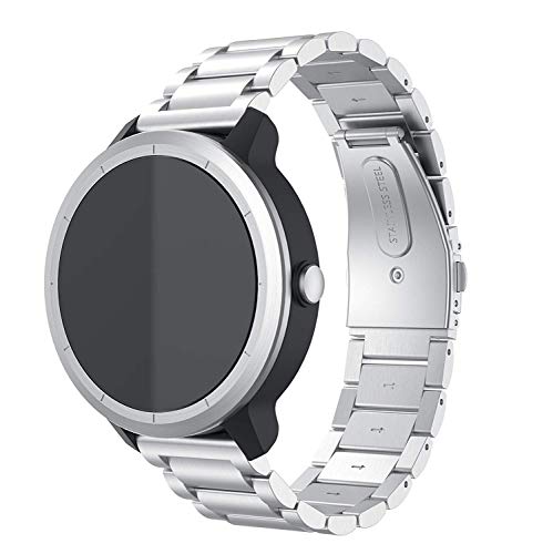 Correa de acero inoxidable 20mm para Garmin Vivoactive 3 miniatura 1