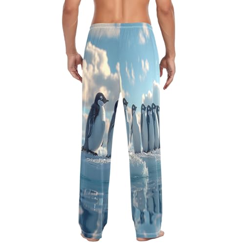 Pantalon de pyjama pingouin mignon avec cordon de serrage taille S