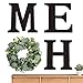 Decorazione Da Parete Insegna Casa,Lettere In Legno - Decorazione Rustica Con Ghirlanda Di Eucalipto Artificiale,Per Soggiorno Cucina Ingresso Regalo Di Benvenuto Matrimonio Festa immagine