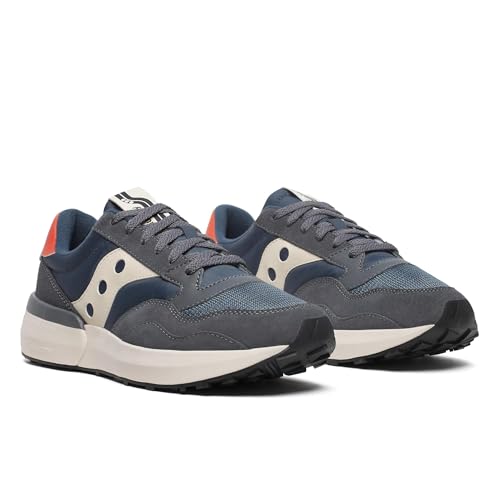 Suola di supporto: dotate di una suola in gomma sintetica, le scarpe Saucony Originals Jazz Nxt offrono trazione e supporto affidabili. La suola resistente garantisce un'eccellente aderenza su una varietà di superfici, dalle strade urbane agli ambienti interni. Che tu stia camminando, correndo o semplicemente uscendo con gli amici, la robusta suola in gomma ti manterrà stabile ed equilibrato.