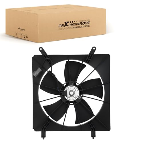 Image of maXpeedingrods Left Side Radiator Cooling Fan for Honda CR-V 2002-2006, for Honda Element 2003-2011 HO3115116 19015PNB003 19015PZDA01