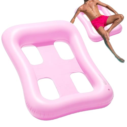 Flotadores de Piscina para Adultos,Balsa Flotante Hinchable Tipo Silla para Agua - Tumbona Multiusos para Piscina - para la Playa, el río, el Patio, jardín, reuniones, Camping, Vacaciones