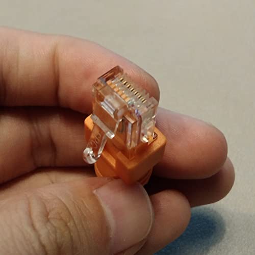 Adaptador 5 Piezas BNC Hembra a RJ45 Macho 50 Ohm miniatura 4