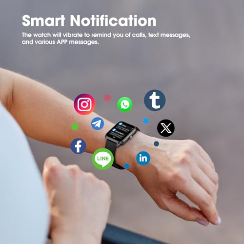 Pautios Smart Watch, Ip68 Waterproof Fitness Tracker With Heart Rate thumb #4