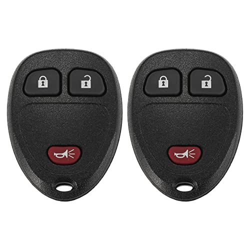 X AUTOHAUX 2pcs 315MHz KOBGT04A Replacement Keyless Entry Remote Car Key Fob for Chevy HHR 06-11 Uplander 06-08 for Buick Terraza for Saturn Relay 05-07 for Pontiac Montana 15777636 3 Button
