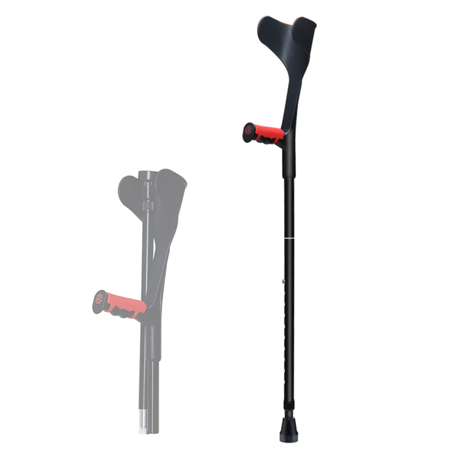 NGD Pieghevole Stampelle Ortopediche(1 Pezzo) Stampelle Avambraccio Regolabili in Altezza,Stampelle Canadesi con Impugnatura Ergonomica,Supporto Dopo lesioni o operazioni