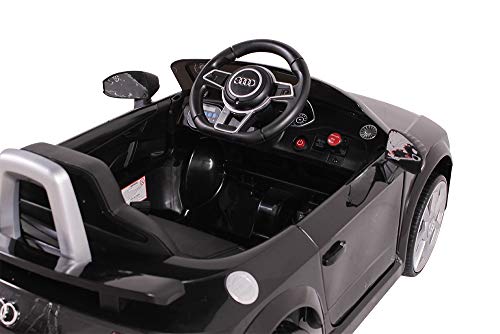 Bel - Carrinho Elétrico Audi TT RS 12V Preto glide