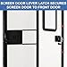 RecPro RV Rounded Entry Door with Screen & Lock | Tempered Glass | Rubber Seals (26