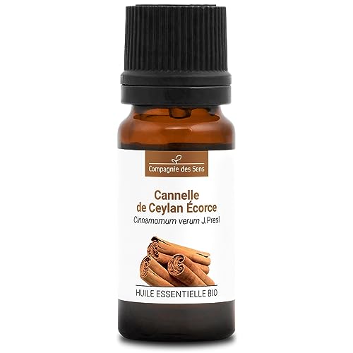 CANNELLA DI CEYLON CORTECCIA BIO - 10mL - Olio Essenziale di Qualità Premium - 100% Puro, Naturale, garantito ChromaCert® - Chemotipizzato & Integrale