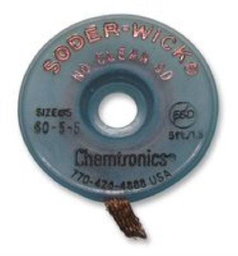 Chemtronics 60-3-5 DESOLDERING BRAID .080 INCH WIDE 5 ' SPOOL