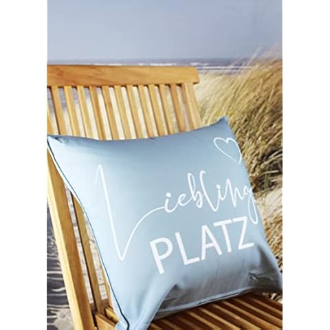Kamaca Outdoor Dekokissen Kissen für Garten Lounge Balkon wasserabweisend schmutzabweisend UV Schutz ideal Cover