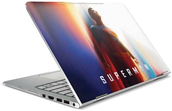Skinit Decal Laptop Skin Compatible with Spectre x360 15.6in (2-in-1) - Officially Licensed DC Comics Superman Comic Pattern Logo in Red Design