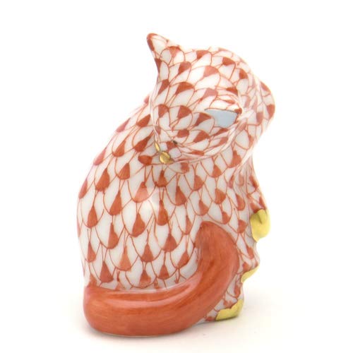 Amazon.co.jp: ヘレンド(Herend) ねこ置物(ミニ) グルーミング