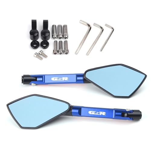 Rétroviseurs Moto Universels GSR 600 Miroir Bleu Anti-éblouissement