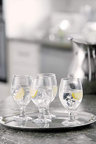 Epure Cremona Collection 12 Piece Water Goblet Glass Set - Strong Stemmed Glasses For Drinking Water thumb #1
