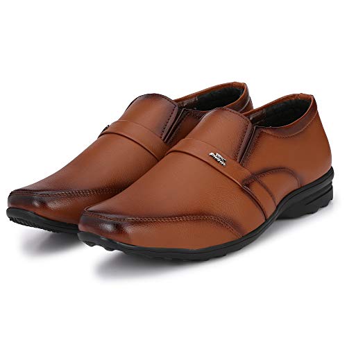 Image of Faux Leather Black Formal Shoes for Men