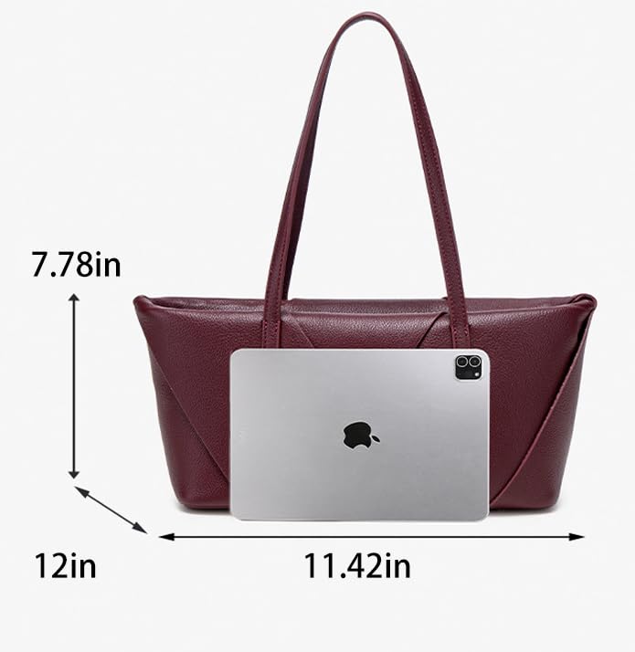 Geometric Fold - Patchwork PU Tote Bag Euro - Vintage Large - Capacity Full - Zipper Top - Handle Shoulder Purse4