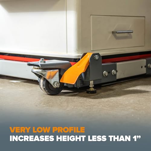 Image of BORA PM-3550 Heavy Duty Mobile Base for Shop Equipment Table Saw Adjustable