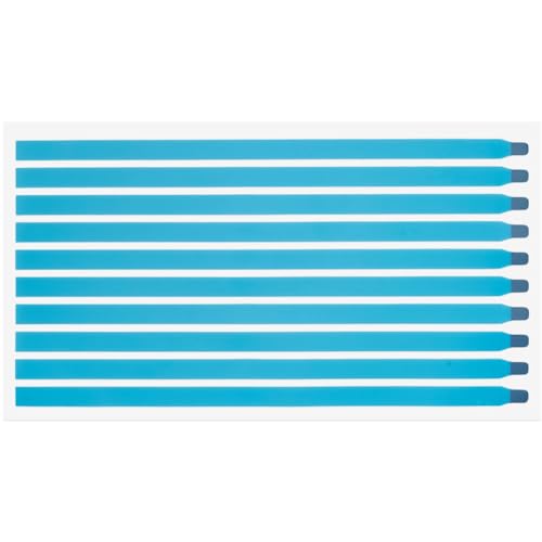 GORGECRAFT Cinta Adhesiva de Plástico Blanco de Doble Cara para Pantalla de Portátil Fácil de Tirar con Asa para Tabletas Teléfonos Móviles Ordenadores Pantallas LCD Y LED Reparación de Carcasas.