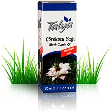 Talya Black Seed Oil - 50ML - High Thymoquinone - Premium Black Seed Oil - Cold Pressed - Non-GMO Sourced from Turkey - Free from Pesticides, Herbicides and Glyphosate