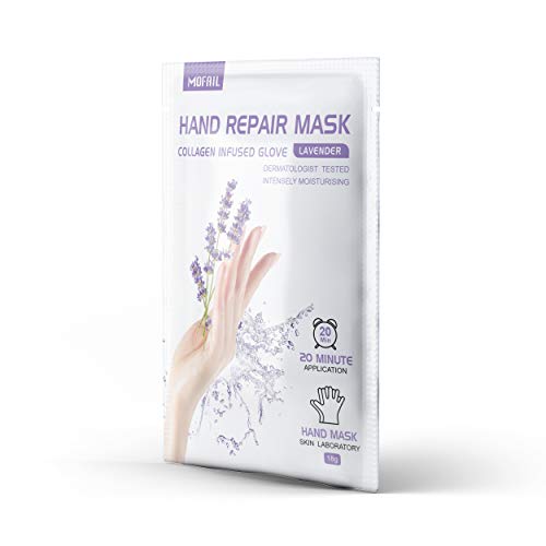 Hand Moisturizing Mask-3Pairs,Hand Spa Treatment Glove Mask Repairing Damaged, Dry Hands And Cracked Rough Skin,and Make Your Hand Baby Soft & Get Smooth Whitening Silky Skin(Lavender Scented)