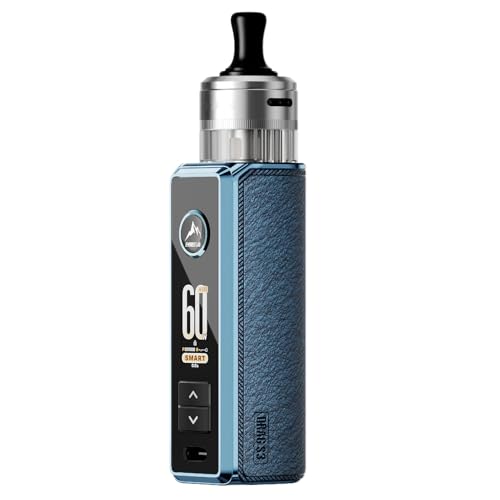 For VOOPOO Drag S3 Kit avec batterie intégrée de 3000 mAh, pod mod 60 W avec cartouche PnP X, MTL 5 ml, résistance PnP X, vaporisateur pour cigarette électronique...