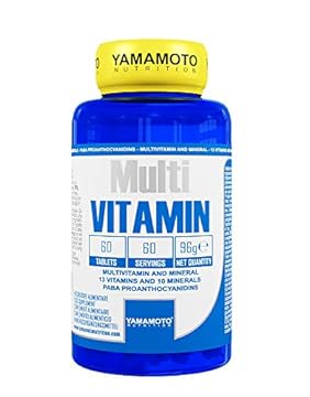 YAMAMOTO Nutrition, Multi VITAMIN 60 Compresse, Integratore Alimentare con Vitamine e Minerali, Multivitaminico e Multi Minerale Completo, 89 gr