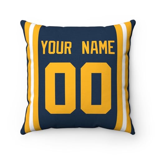 Image of ANTKING Throw Pillow 2 Pack Custom Any Name and Number Personalized Gift for Men Women Boys