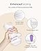 Nuliie 100pcs Temp-Sensing Breastmilk Storage Bag, Huge Temp-Sensing Icon & Locking Clamp, 6oz Breast Milk Storage Bags Freezer Pour Spout, Self Standing Milk Storage Bags Breastmilk, BPA-Free No-Leak