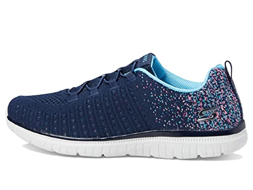 Image of Skechers Women Virtue Sneakers | Casual, Memory Foam, Machine Washable, Vegan, Engineered Knit