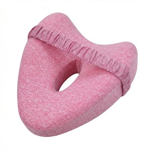 Coussin de genou en mousse à mémoire de forme gris ergonomique