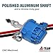 A-Team Performance HEI Ignition Distributor - Blue Cap & One-Wire Installation - 65K Coil, 7500 RPM Spark - Compatible with Small Block Ford 5.8L 351W Windsor 8-Cylinder
