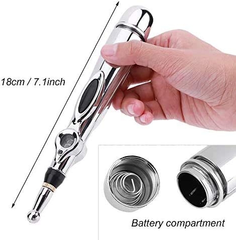 Acupuncture Pen 3-In-1 Electronic Acupuncture Pen For Pain Relief, Powerful Meridian Energy Pulse Massage Pen, Includes Massaging Gel #TOP1