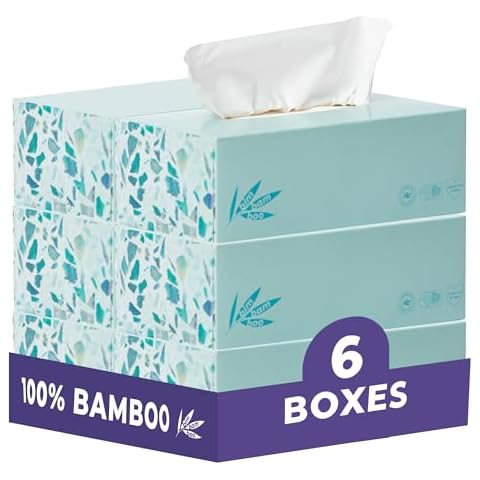 Bim Bam Boo | 3-Ply 130 Sheet/Package Facial Tissue 6 Pack Cover