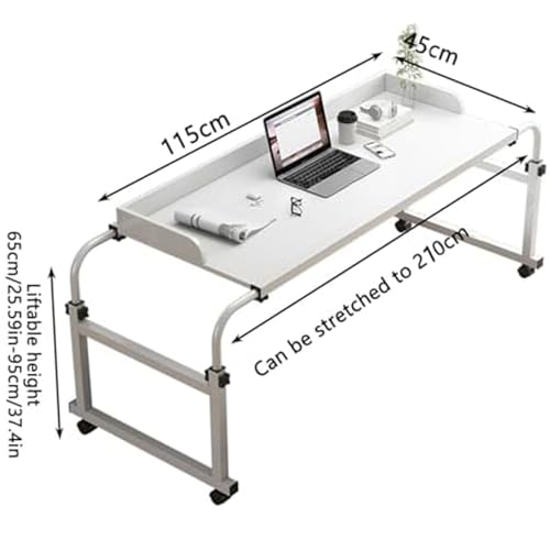 Table de lit pour canapé réglable en hauteur idéale pour le télétravail