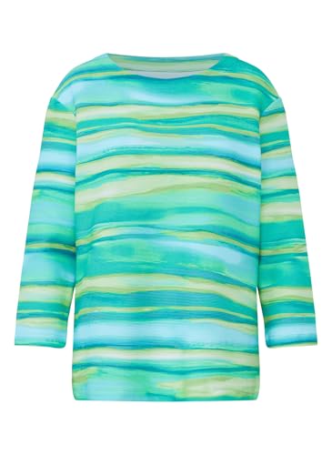 Rabe Sweatshirt Aquarell Optik in Grün für Damen
