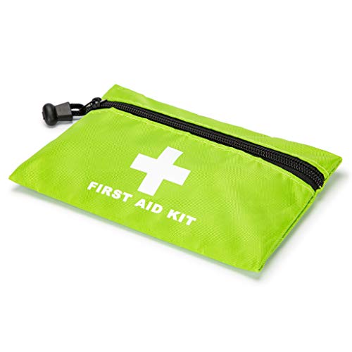 Image of Red First Aid Bag Empty First Aid Kit Empty Waterproof First Aid Pouch Small Mini for First Aid Kits Pack Emergency Hiking Backpacking Camping Travel Car Cycling (Green, 6.3x4.3 1PC)