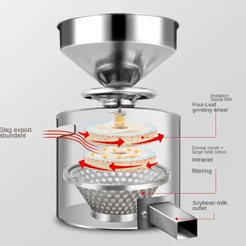 Komercyjna maszyna do produkcji masła orzechowego - elektryczny młynek do orzechów, mielenie pasty sezamowej ze stali nierdzewnej, 15 kg/h, 2850 obr./min dla wydajnej produkcji masła orzechowego