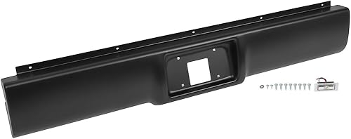 Miniatura 9 de SCITOO Ensamblaje de parachoques trasero negro con textura de acero para Chevrolet C1500 C2500 C3500, 1988-1998, la bandeja enrollable para