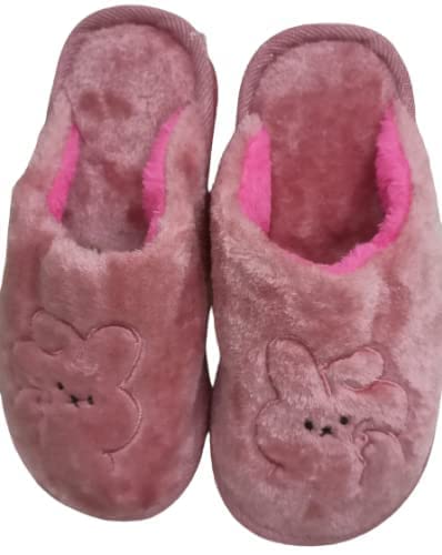 DISOLVEWomen's Fuzzy Slippers Furry Cozy Memory Foam Slippers Fluffy Plush Faux Fur House Shoes Indoor(Above 12 Years ) Assorted Color 1 Pair