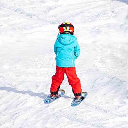 Funwater Light Weight Snowshoes 19" With Carrying Tote Bag And Snowshoes Poles,Easy To Wear Aluminum Alloy Snowshoes For Women Men Youth #TOP6