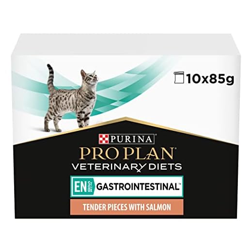 Purina ProPlan Veterinary Diets EN - GASTROINTESTINAL Gatto Salmone 10x85gr