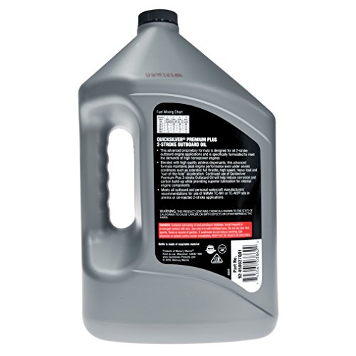 Quicksilver Premium Plus 2-Cycle Oil, Gallon, Grey, 1 Gallon - Image 2